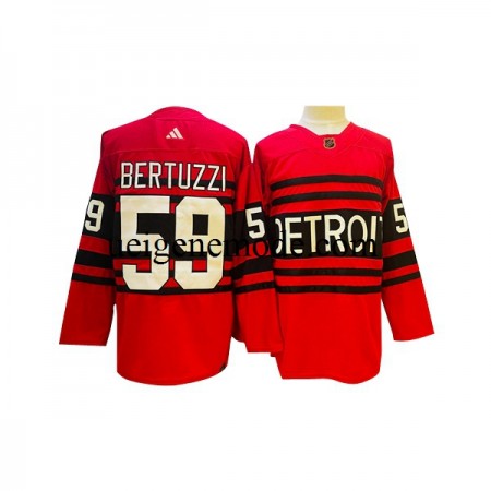 Herren Detroit Red Wings Eishockey Trikot Tyler Bertuzzi 59 Adidas 2022-2023 Reverse Retro Rot Authentic